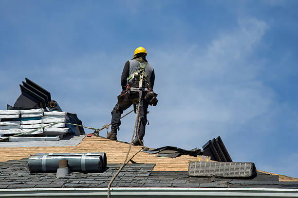 Professional Roof Replacement technician working in White City, OR